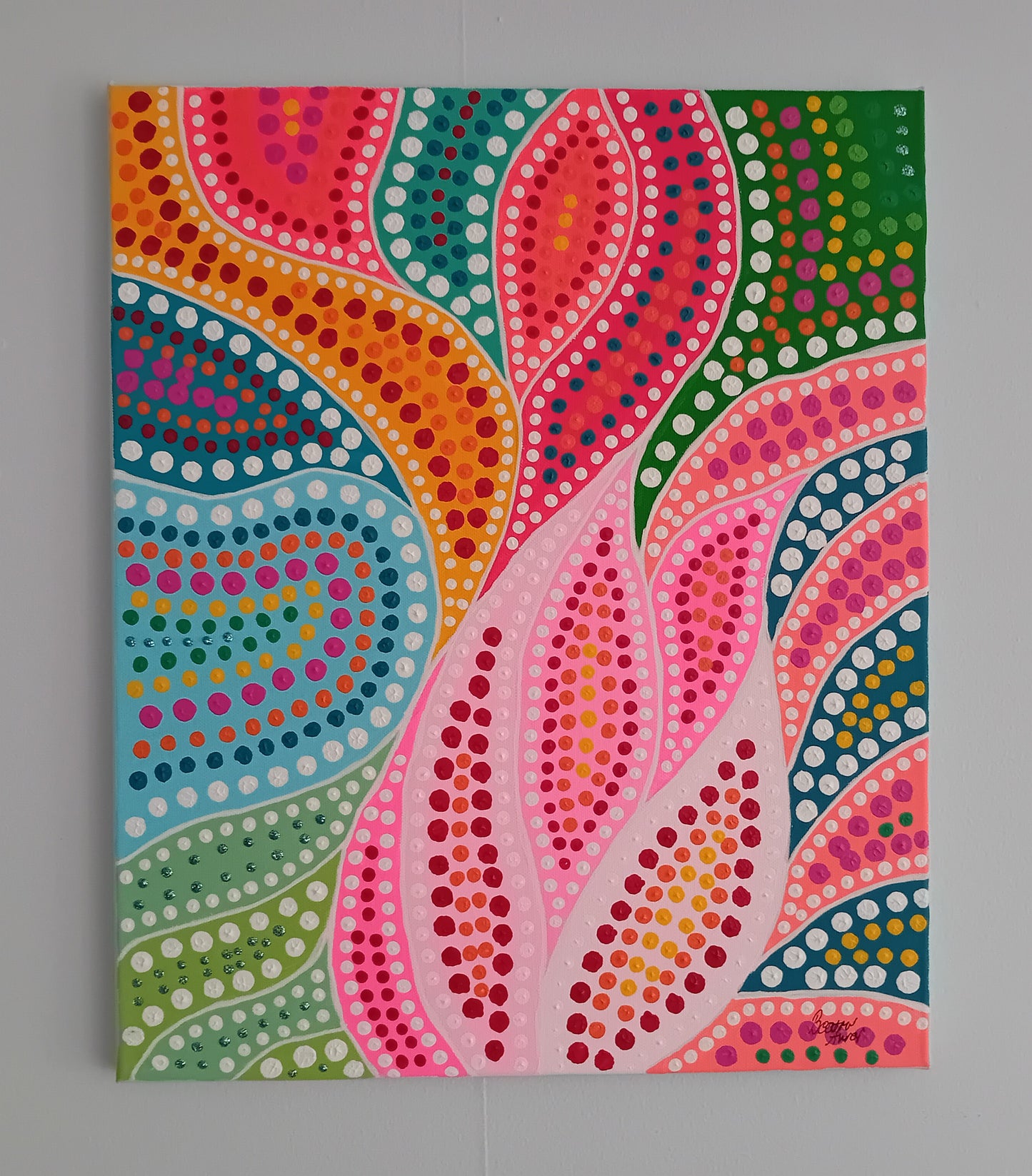 "Flowerforest" 46x38 cm.
