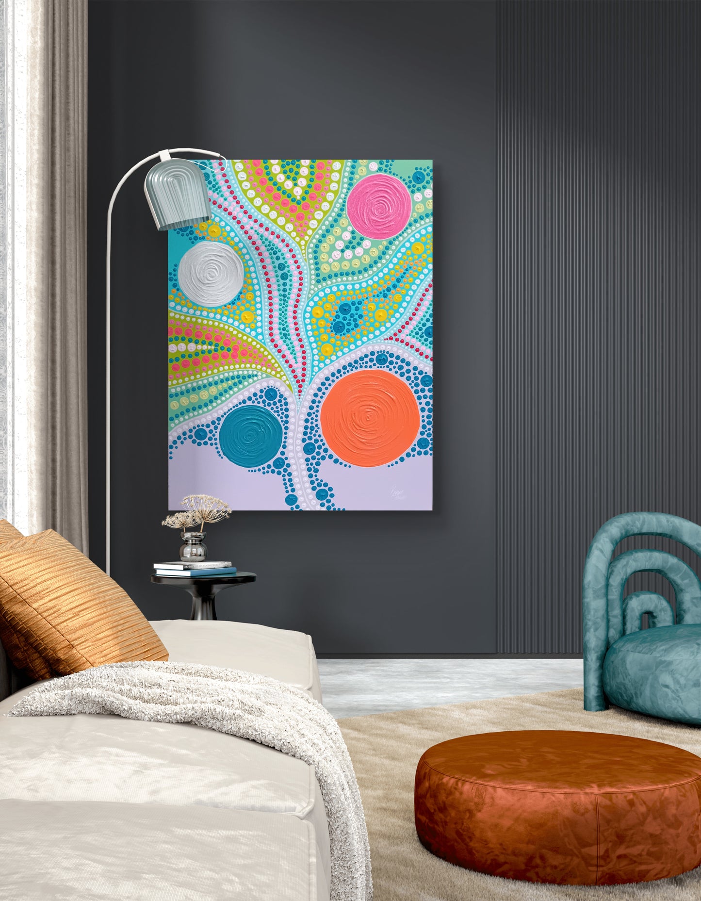 "Evolving" 80x60 cm