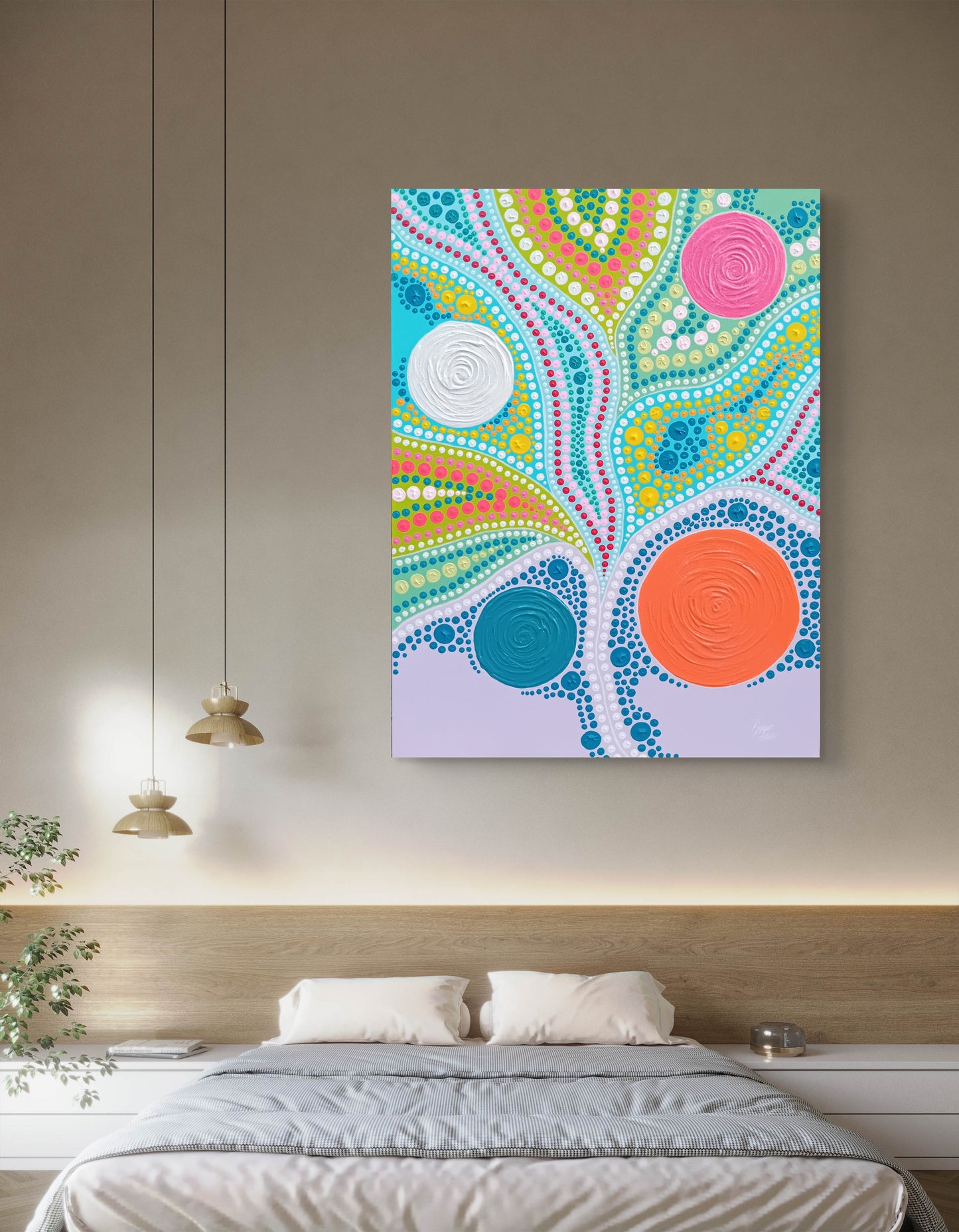 "Evolving" 80x60 cm