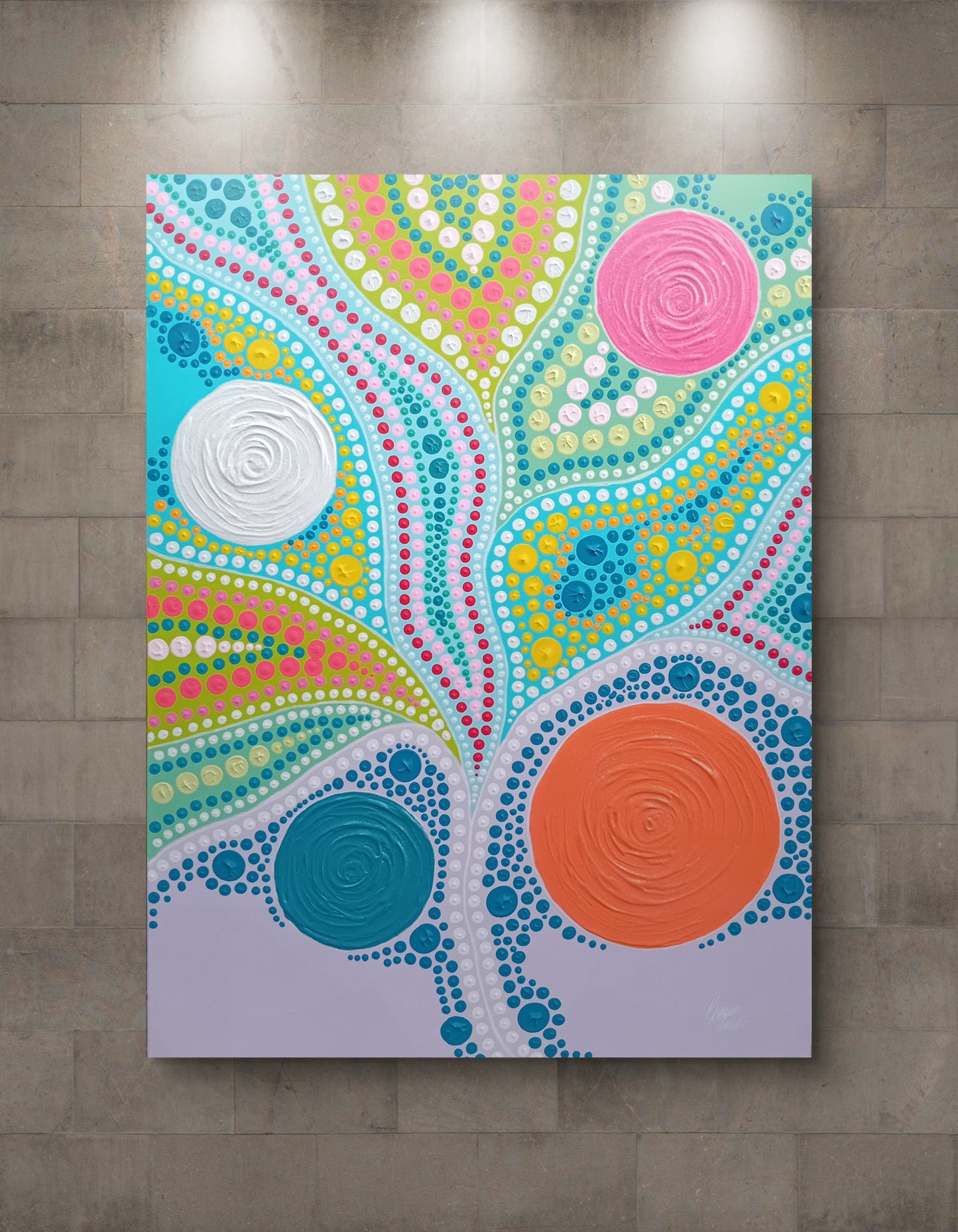 "Evolving" 80x60 cm