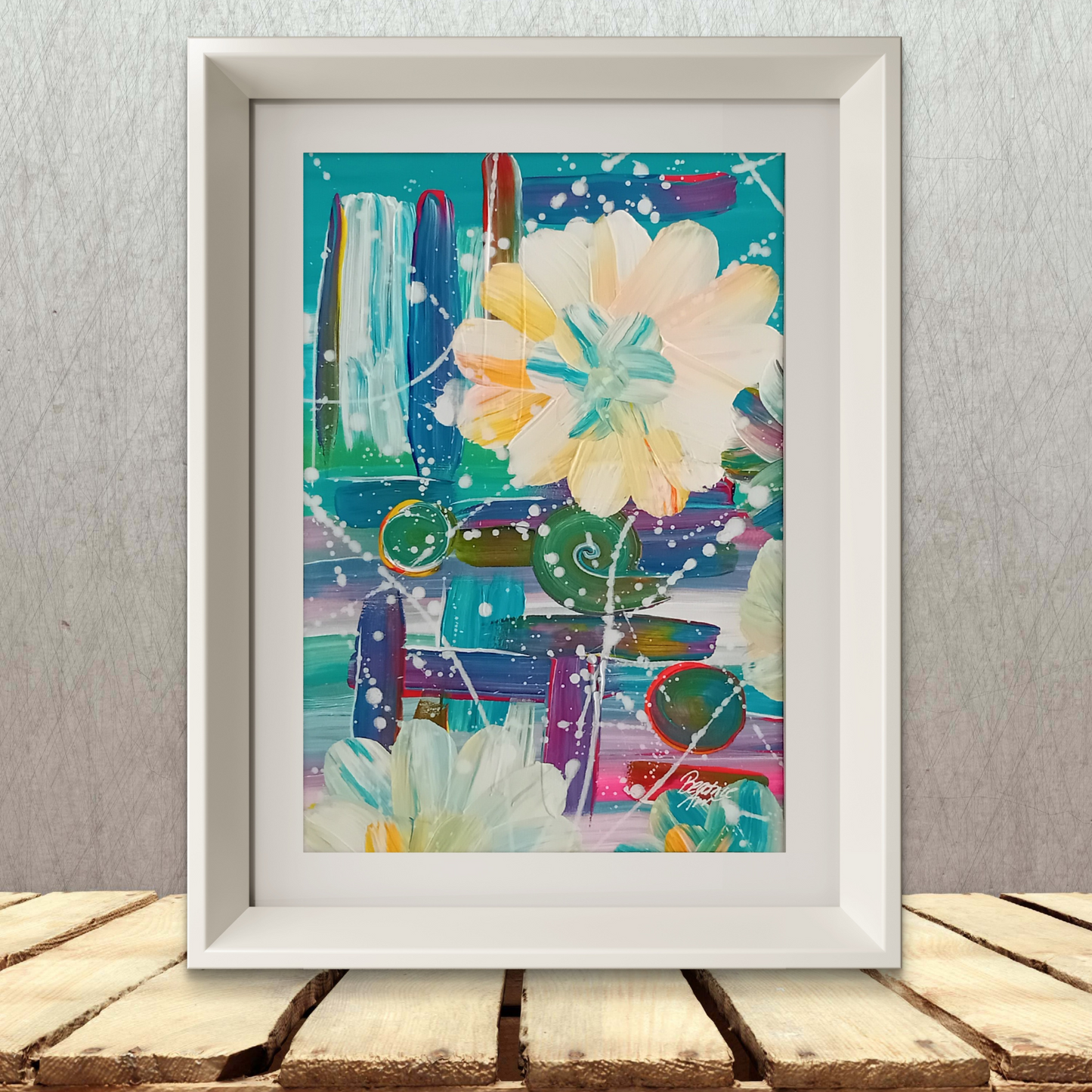 "Flowerlight" A4 format.
