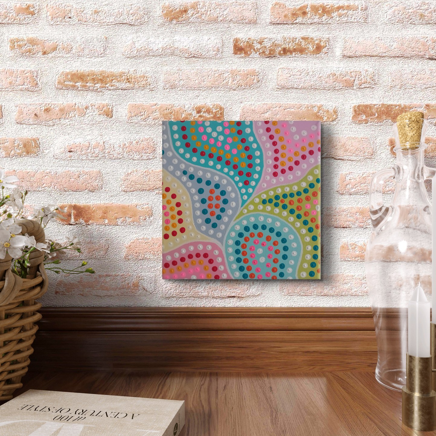 "Dream away" 20x20 cm.