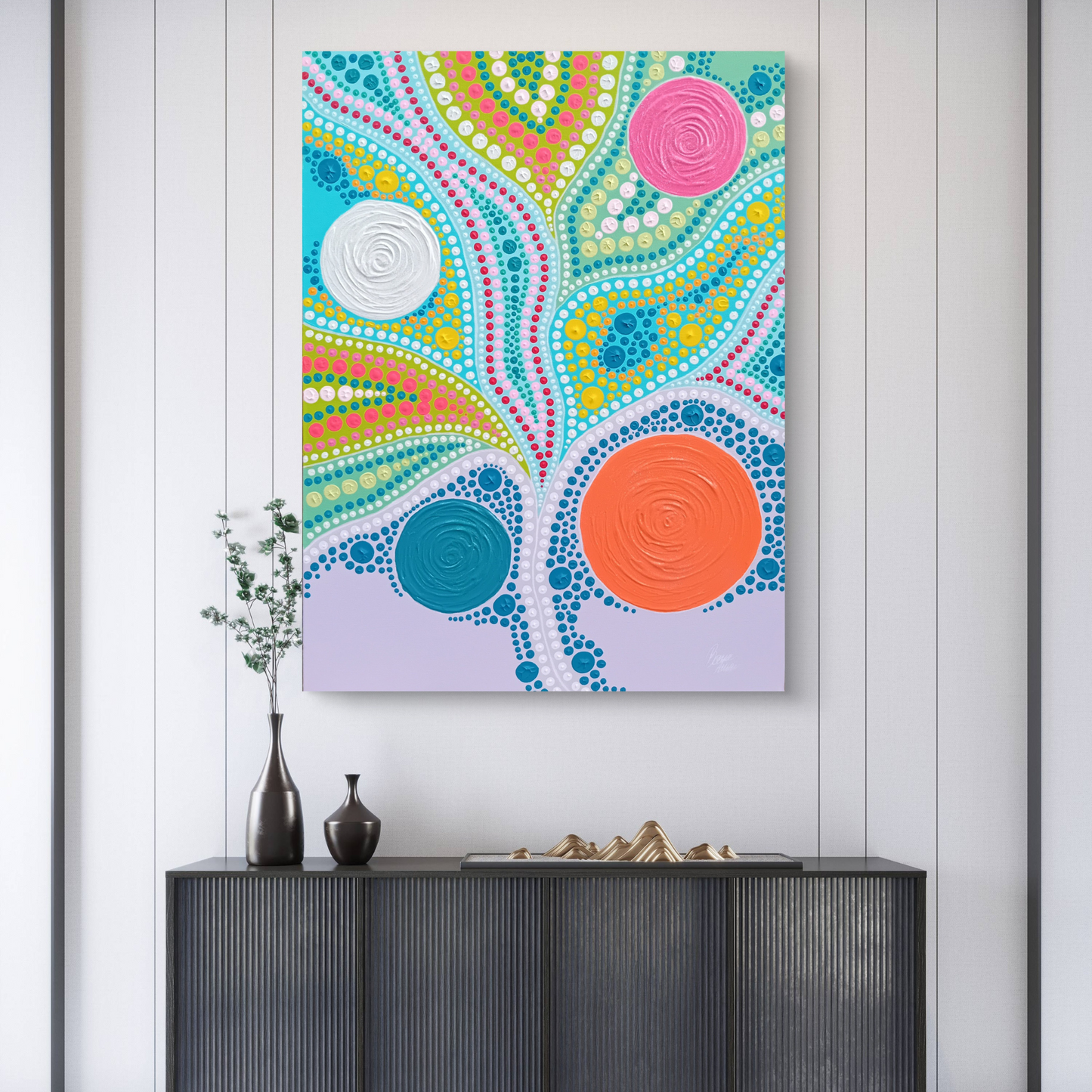 "Evolving" 80x60 cm