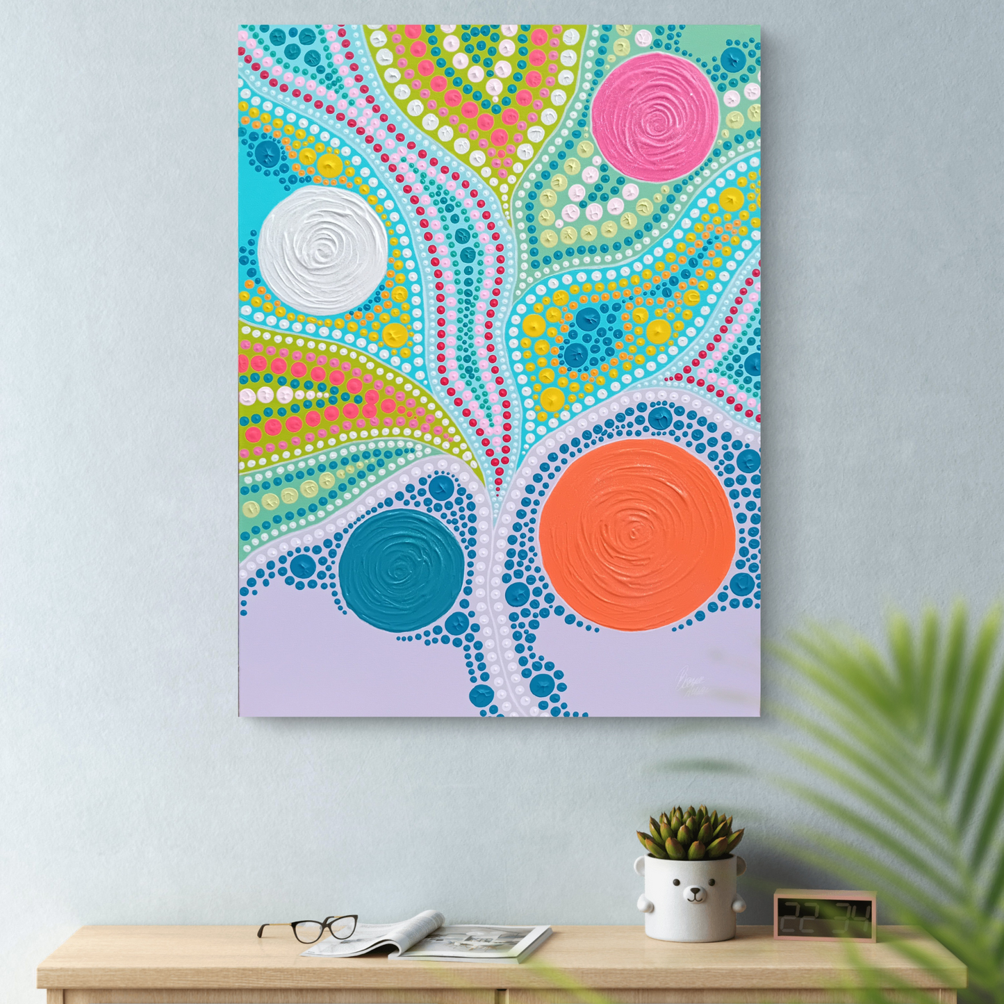 "Evolving" 80x60 cm