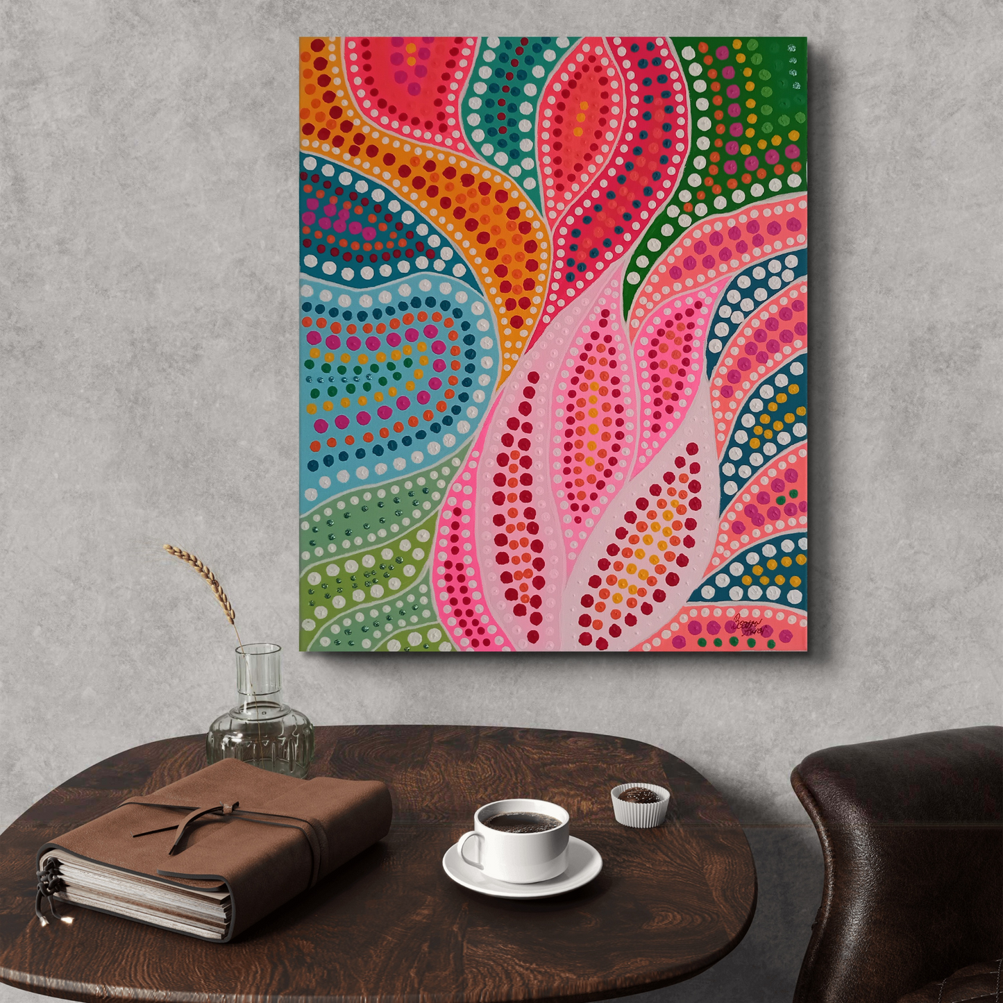 "Flowerforest" 46x38 cm.