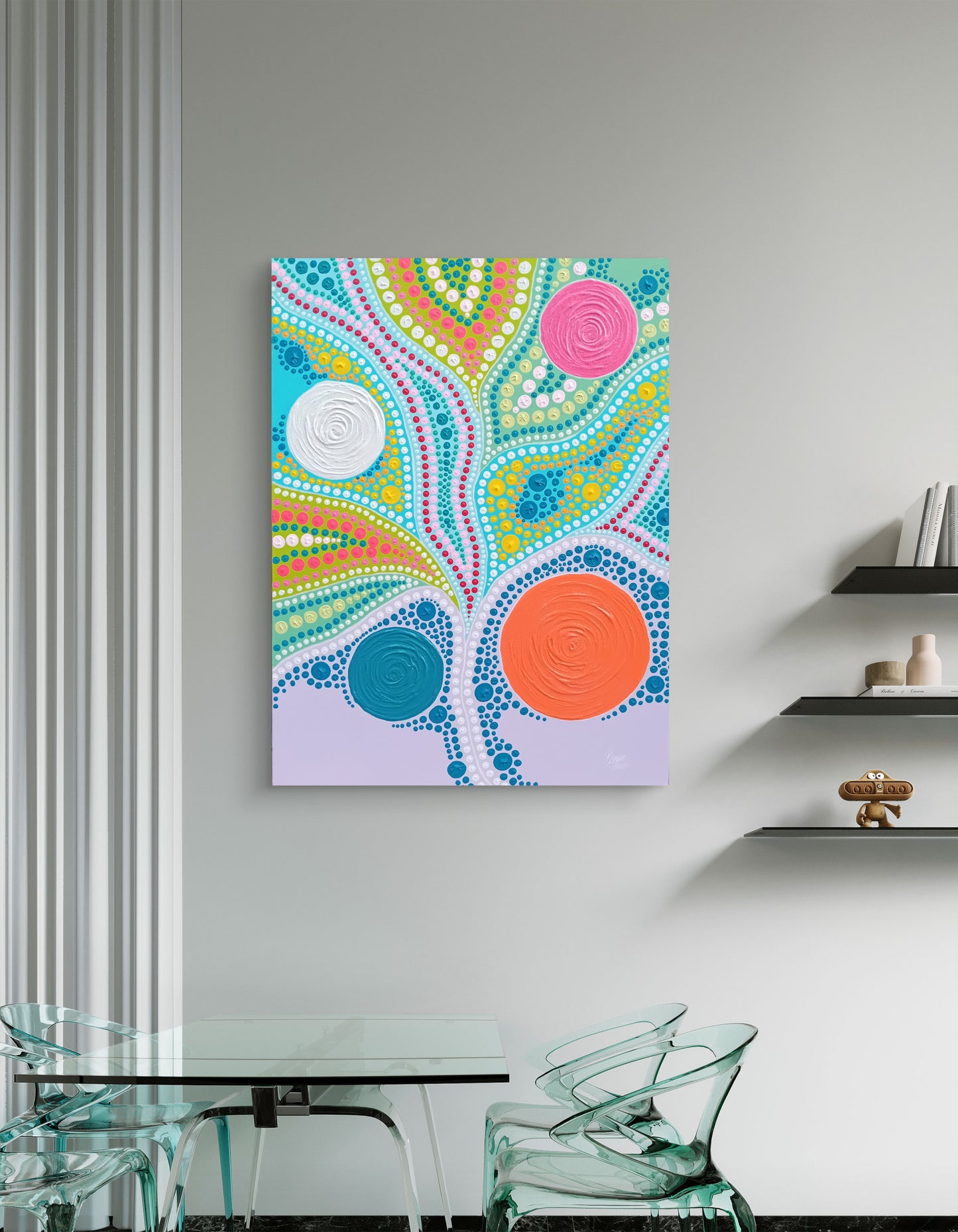 "Evolving" 80x60 cm