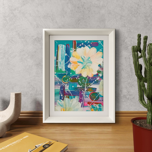"Flowerlight"     A4 format.