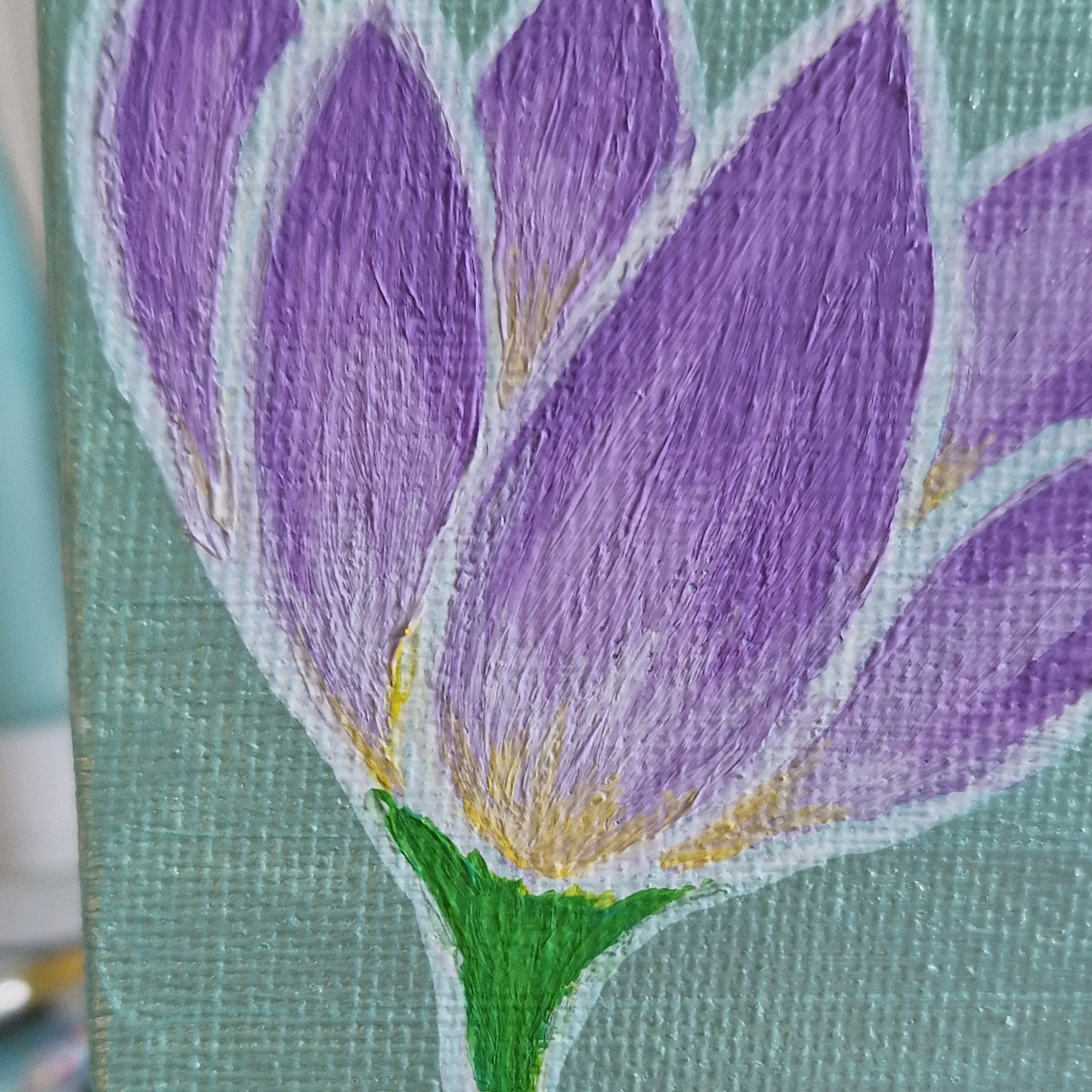 Mini Originalmålning. Inkl mini staffli.