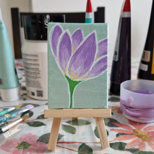 Mini Originalmålning. Inkl mini staffli.