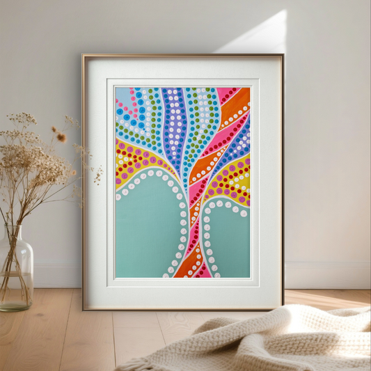 "Sweet tree"  A4.  Utan ram.