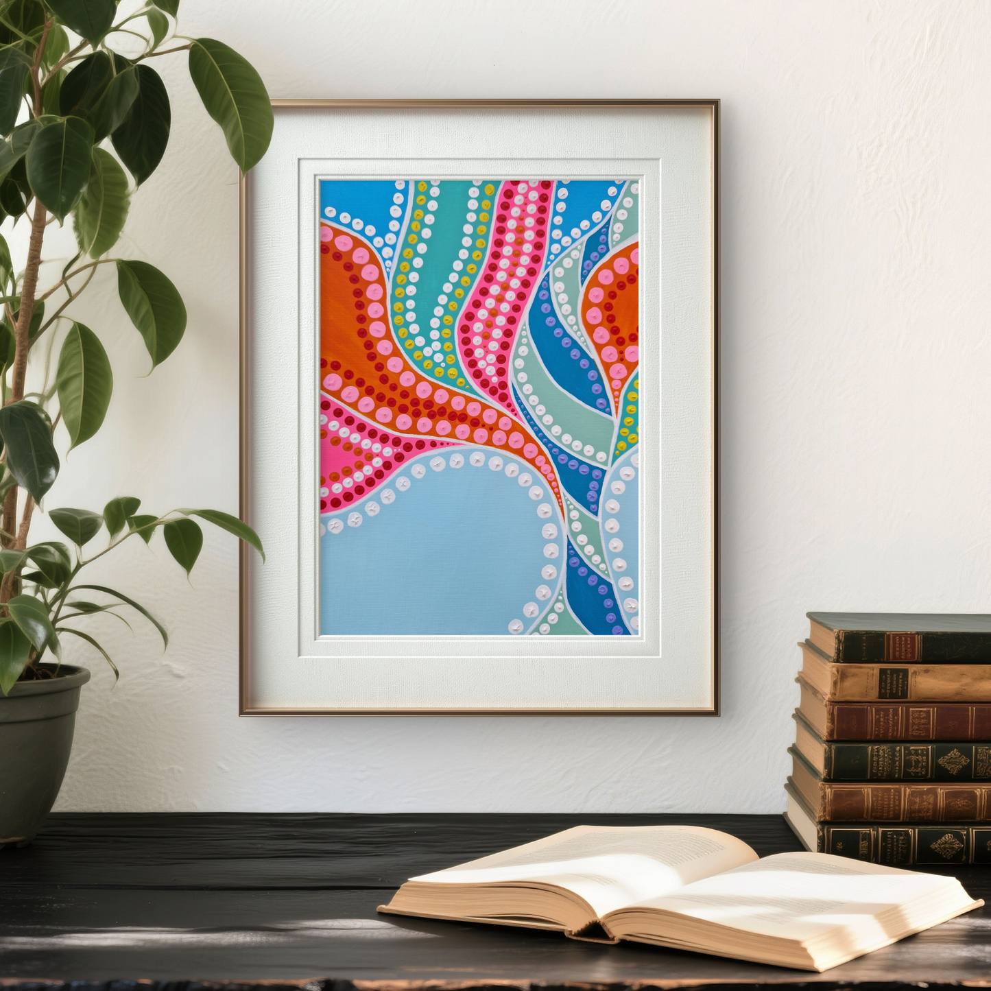 "Tree Of Elation"  A4.   Utan ram.