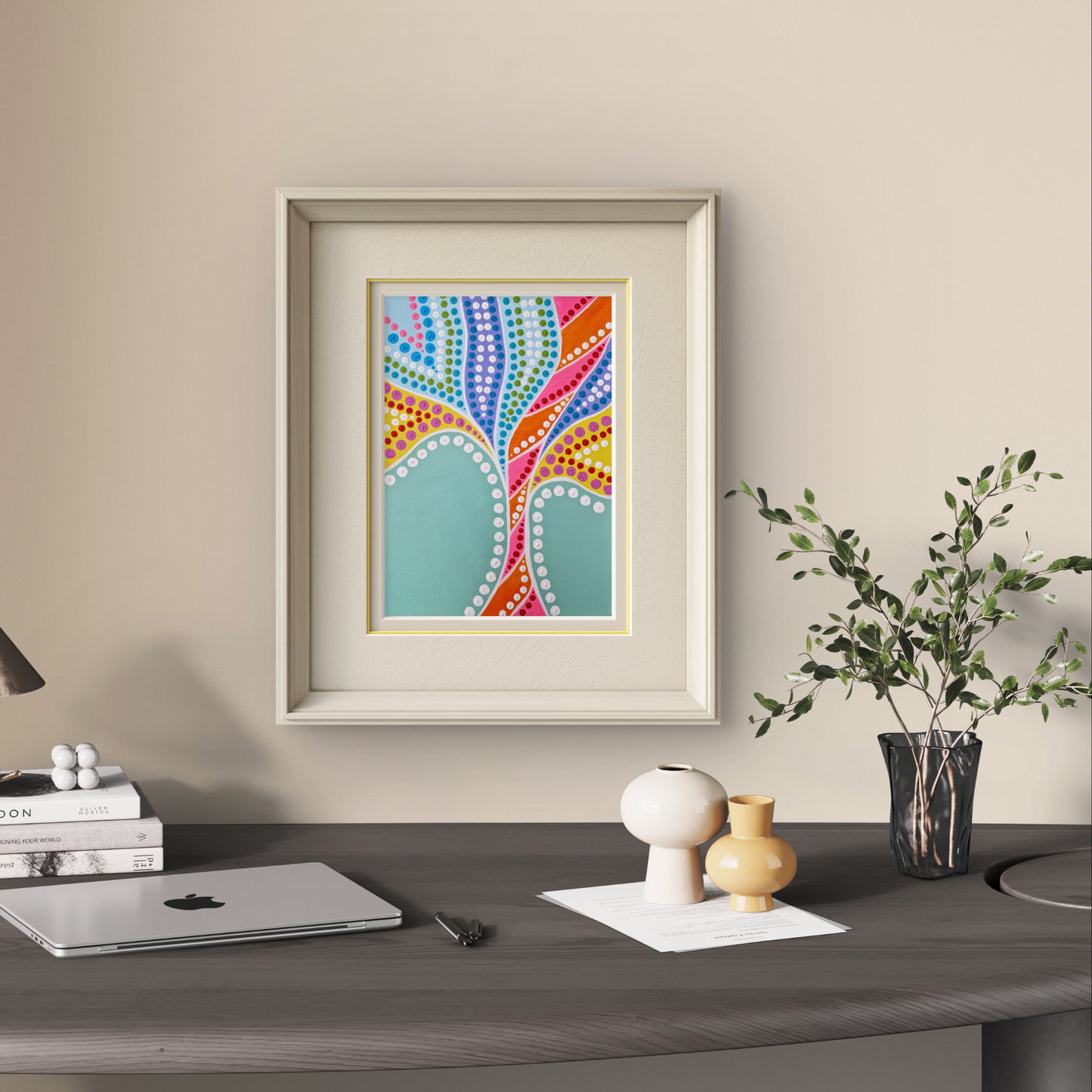 "Sweet tree"  A4.  Utan ram.